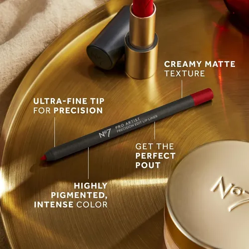 Lápiz Delineador Liplino No7 Pro Artist Modern Nude Chic