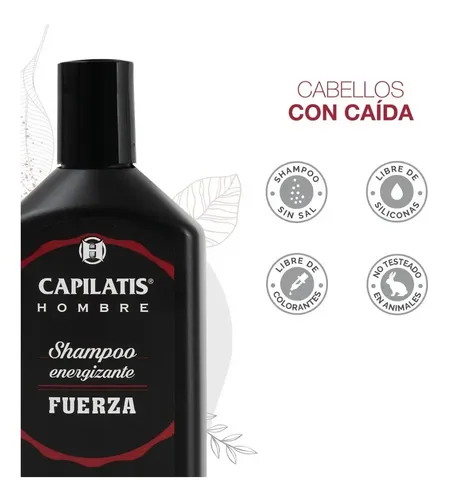 Capilatis Hombre Shampoo Energizante Fuerza X 370ml Caida