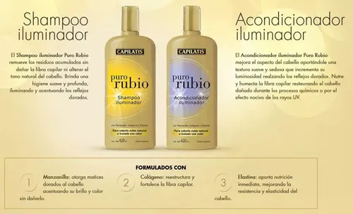 Capilatis Shampoo Puro Rubio x420 ml