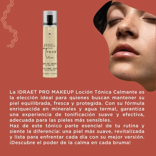 Locion Tonica Calmante Idraet Rosacea Piel Sensible 100 Ml