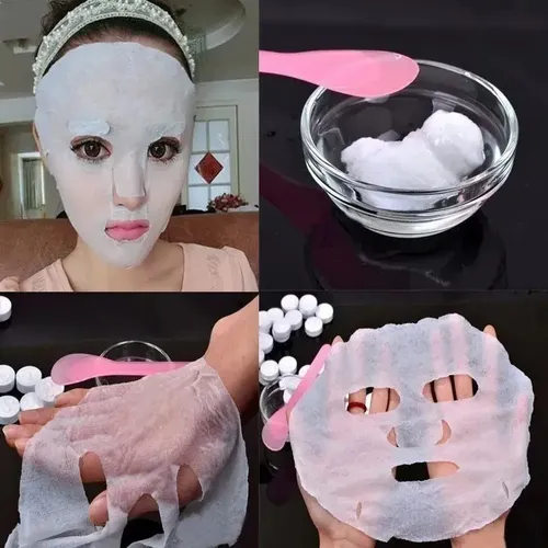 Mascara O Mascarilla Comprimida Facial Pastilla Cápsula X10