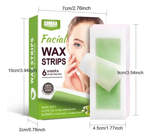 Bandas Depilatorias Rostro Sumax Oliva Piel Sensible