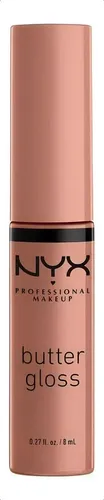 Labial Líquido Nyx Butter Gloss Cobertura Ligera A Media 8ml