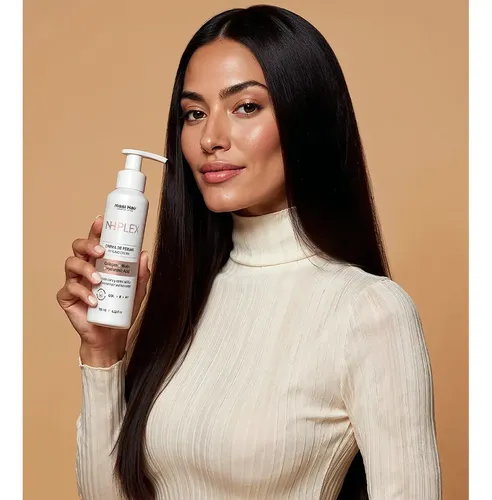 Crema Peinar Nissi Hair Plex Colágeno Biotina Control Frizz