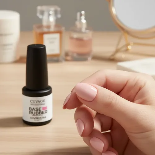 Base Rubber Esmalte Gel Uv Uñas Frágiles Manicuria Cuvage