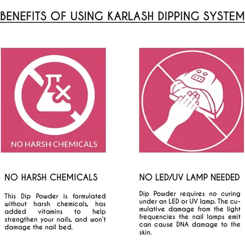 Sistema De Base Para Uñas En Polvo Dip Karlash 4×0.5oz