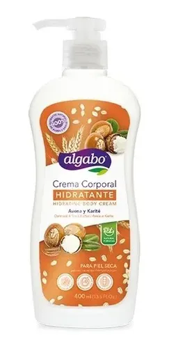 3 Cremas Corporal Hidratante Avena Y Karite Algabo X 400 Ml