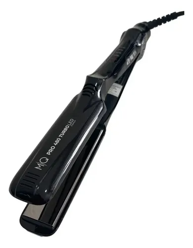 Planchita De Pelo Alisado Mq Professional Mq 480 Turbo Black