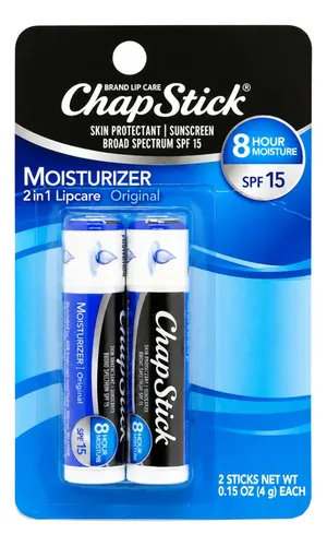 Labial Chapstick Hidratante Y Protector Solar X2 Moisturizer