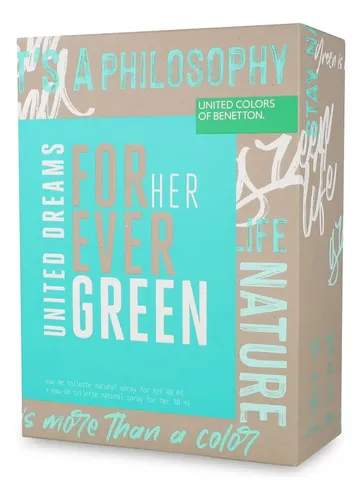 Set Benetton United Dreams Forever Green 2pzs – Dama