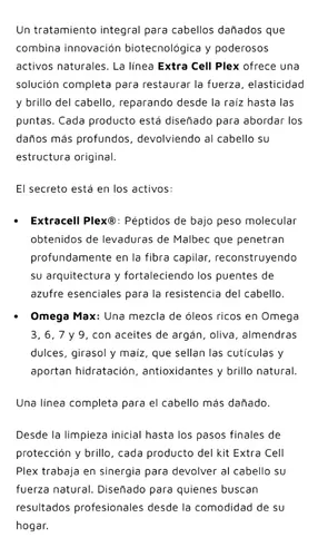 Kit Completo Extra Cell Plex  Paso 0 A 7 La Puissance