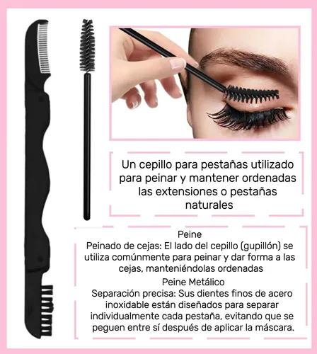 Kit 17 Piezas Para Pestañas Y Cejas