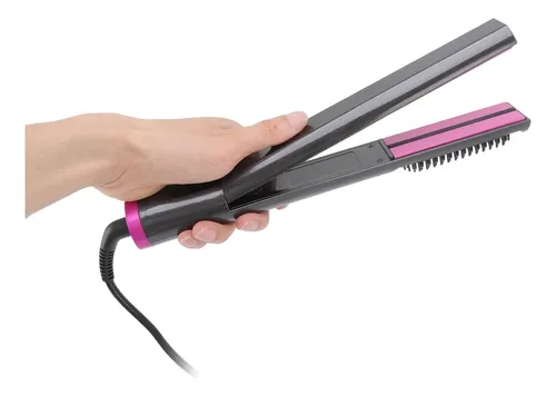 Alisador Y Rizador De Pelo Hot Comb 3 En 1 Multifunción