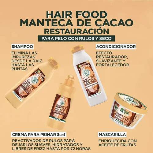 Crema Para Peinar Hair Food Cacao 250 ml
