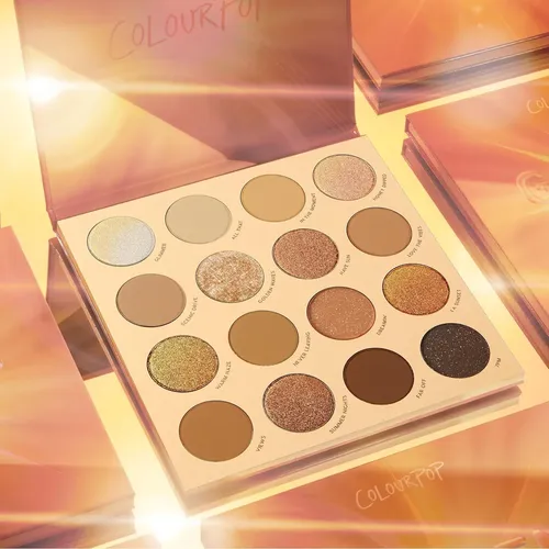 Paleta De Sombras Colourpop Golden Hour 16 Tonos