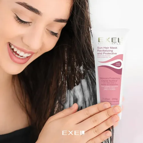 Máscara Protectora Capilar Nutritiva Sin Enjuague Exel 200 G