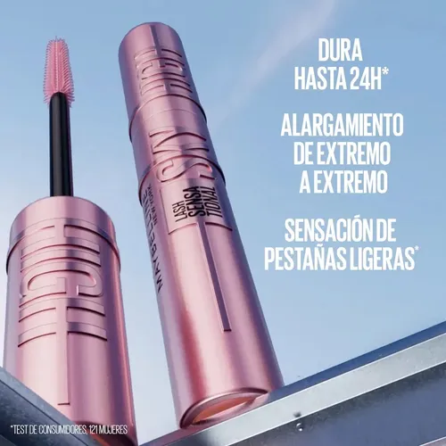 Mascara De Pestañas Lash Sensational Sky High Very Black 7.2ml Maybelline