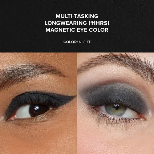 Nudestix Lápiz Magnético Mate De Color De Ojos, Night Mate