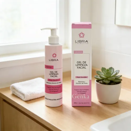 Gel Limpiador Facial Libra 200ml Piel Sensible Sin Alcohol