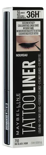 Delineador Líquido Maybelline Tattoo Liner Ink Black 2.5 Ml