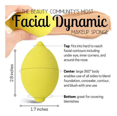 Esponja De Maquillaje Ally Things Beauty Thirsty Lemon Yello