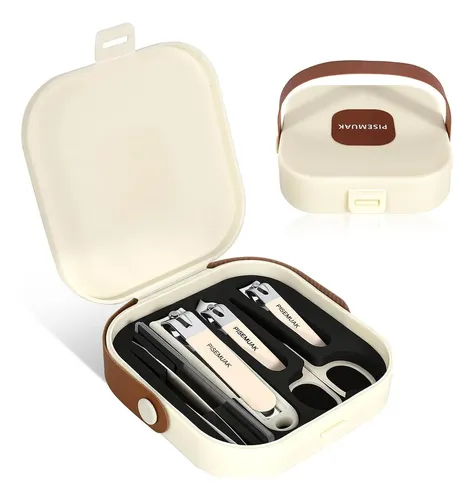 Set De Manicura 7 En 1 Pisemuak Con Estuche De Viaje