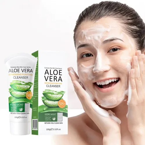 Limpador Facial Aloe Humectante Limpieza Poros
