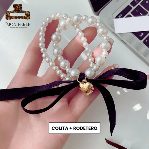 Colitas De Pelo Perlas Rodetero Scrunchies Coleros Gomitas