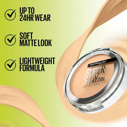 Base De Polvo Híbrida Maybelline Super Stay 24hr 120