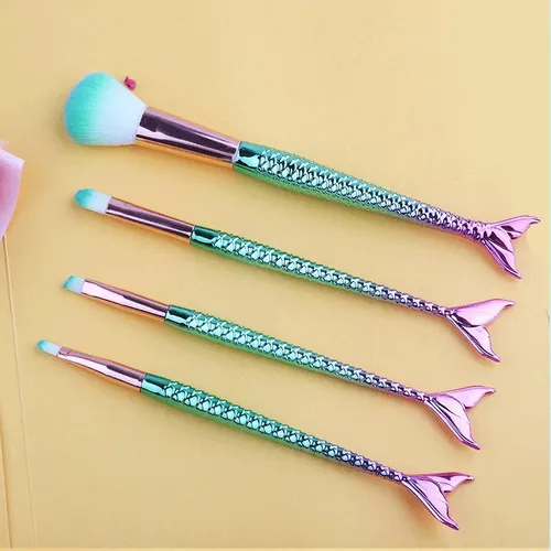 Set Brochas Maquillaje X 8 Pinceles Make Up
