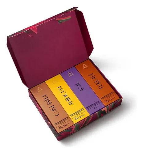 Crema hidratante para manos Natura Ekos de regalo (4 unidades, 40 g, CD), maracuyá, açaí, tukumã