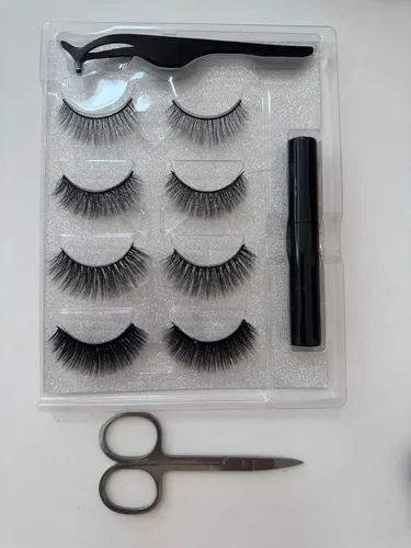 Kit Pestañas Postizas Pelo Natural Sabrina Sato Completo