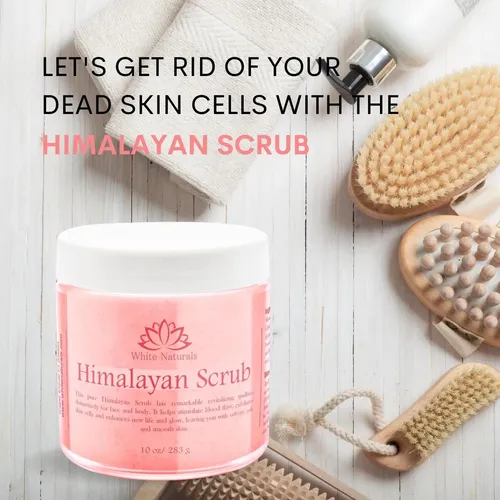 Exfoliante Corporal White Naturals Con Sal Del Himalaya 350