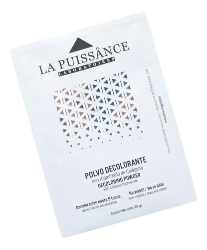 La Puissance Polvo Decolorante Colágeno 9 Tonos Pelo 70gr