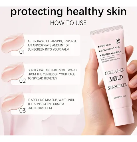 Protector Solar Facial Collagen Mild Centella Spf50