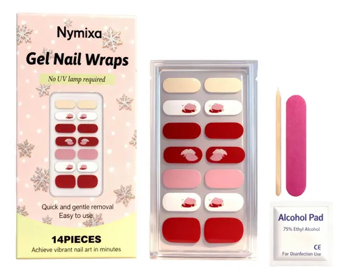 Juego De Pegatinas De Gel Suave, Prácticas Pegatinas Para Uñ