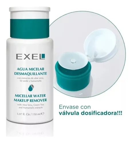 Exel Agua Micelar Demaquillante Aloe Teverde Hamamelis 150ml