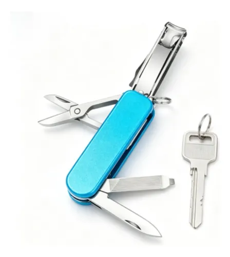 Cortauñas Multifunción Plegable De Acero Inoxidable