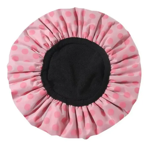Gorro De Ducha Para Cabello Mujer, Triple Capa, Viaje