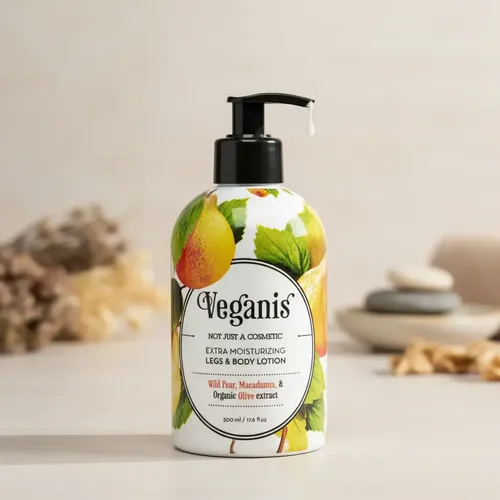 Kit Veganis Leche 500ml+ Exfoliante Corporal Pera Silvestre