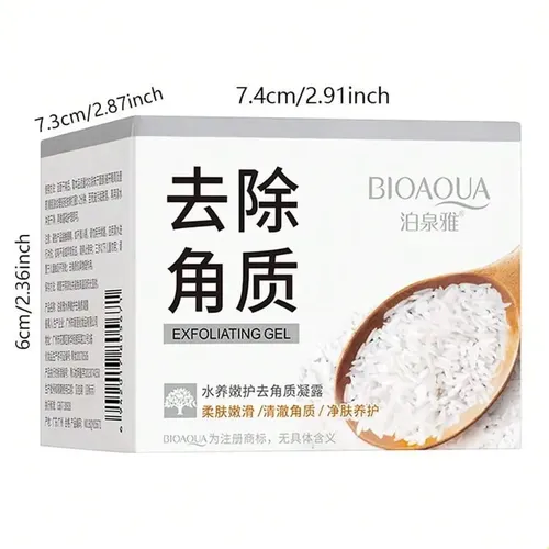 Gel De Limpieza Facial Exfoliante De Arroz Bioaqua 140 G