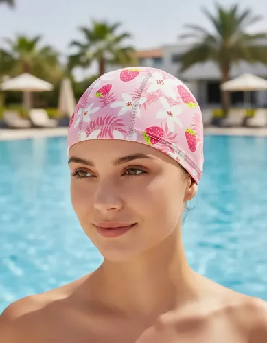 Gorro De Baño Para Niños Con Dibujos Animados