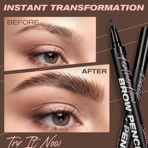 Lashview Lápiz Microblading Cejas Dark Brown 2 Pack