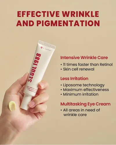 Ksecret Eye Cream : Retinal Liposome 4% +fermented Bean 30ml