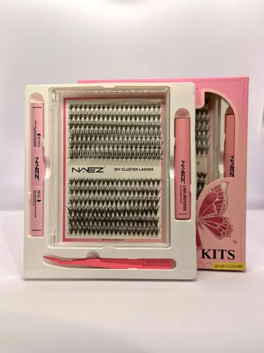 Set Completo Pestañas Postizas Naez Adhesivo Sellador Pinza