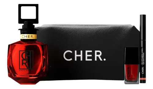 Perfume Mujer Cher Onyx Rouge Edp 100ml Set (ver Obsequios)