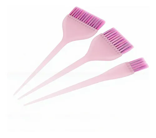 Brocha Para Teñir El Cabello, 3 Unidades, Mango Largo, Brico