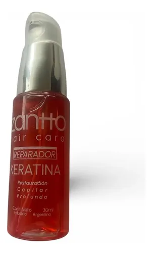 Kit Zantto Argán Nutrición Keratina Y Cristal Rearador 30 Ml