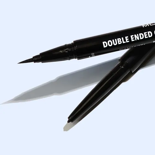 Delineador Liquido Double Ended Gel & Liquid Liner Moira Color 001 Black