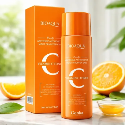 Tonico Facial Vitamina C Antioxidante Aclarante 120m Bioaqua Todo Tipo De Piel Día/noche